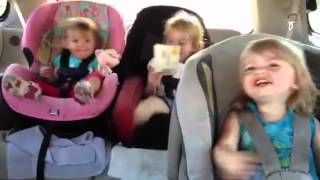 Baby wakes up dancing Hilarious Three sisters ages 12 and 3 [upl. by Enid]