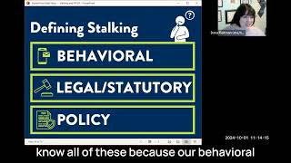 Stalking amp Intimate Partner Violence 1024 [upl. by Annoval551]