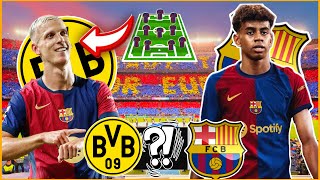 🏆BARÇA vs DORTMUND  DANI OLMO CE MATCH EST POUR TOI  GROS TEST A VENIR  QUEL XI [upl. by Yellehs]