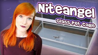 Unboxing Hamster Cage Review  Niteangel Glass Pet Cage [upl. by Redd489]