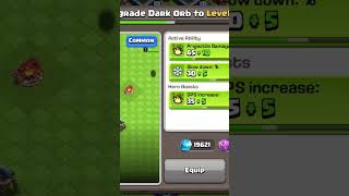 Dark ORB upgrade level 1 to 16 Frist timeclashofclans supercell coclover shorts darkorbgaming [upl. by Nodnerb275]