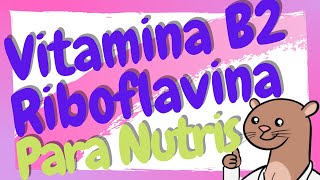 ¿Qué es la Riboflavina Vitamina B2 en Nutrición [upl. by Attehcnoc]