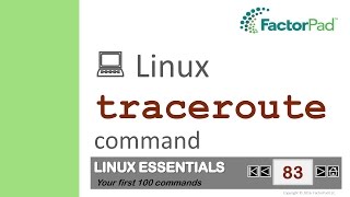 Linux traceroute command summary with examples [upl. by Kulda]