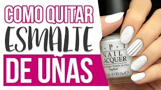 Cómo quitar esmalte permanente en casa  Uñas permanentes  Anna Makeithappen [upl. by Rouvin]