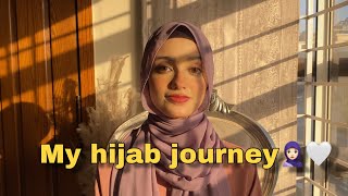 MY HIJAB JOURNEY🧕🏻🤍  How I started hijab… [upl. by Alehs]