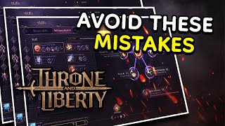 11 Newb Traps To Avoid When Learning Throne And Liberty [upl. by Beesley]