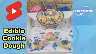 Easy Edible Cookie Dough shorts [upl. by Zerelda]