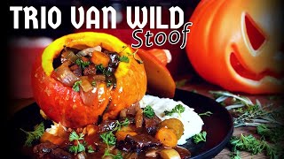 Trio van wild STOOFPOTJE op de Kamado Joe BBQ Halloween editie [upl. by Kevyn332]