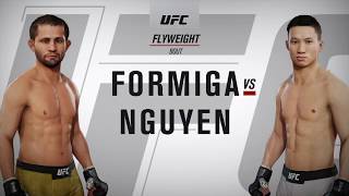 EA Sports UFC 3 Jussier Formiga vs Ben Nguyen [upl. by Eilagam]