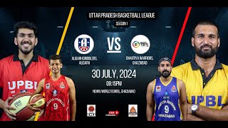 LIVE 🔴  ALIGARH DRIBBLERS ALIGARH VS BHARTIYA WARRIORS GHAZIABAD  MATCH NO 8  UPBL SEASON 1 [upl. by Tiga]