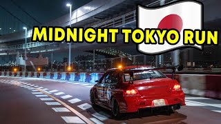 Midnight Tokyo Run in the Tokyo Drift Evo  Wangan Run amp Daikoku Car Meet [upl. by Aneerehs75]