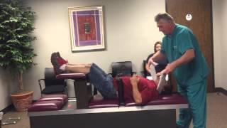 First Time Chiropractic Adjustment Of A Severe Herniated Disc Patient By Your Houston Chiropractor [upl. by Akkin]