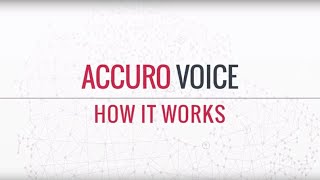 Accuro Voice  How it works [upl. by Alokin193]