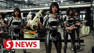 Humanoid robots come to life in Chinese factory [upl. by Grantley976]