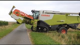 Rapsernte 2012 mit Claas Lexion 670 Terra Trac HD [upl. by Eiramadnil]