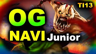 OG vs NAVI Junior  INCREDIBLE GAME  TI13 ELIMINATION  THE INTERNATIONAL 2024 DOTA 2 [upl. by Ecinad]