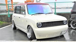 SUZUKI ALTO LAPIN custom アルト ラパン カスタム  81LIKE Hellaflush 2019 [upl. by Darton]