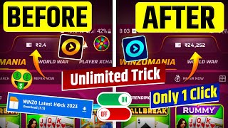 🤑Winzo Gold Total Trick 2023 Unlimited Won Trick  Winzo se Paise Kaise kamaye [upl. by Kirbie]