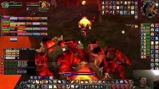 Classic WoW SoD  Molten Core guild raid Thunderfury Paladin Tank [upl. by Mishaan]