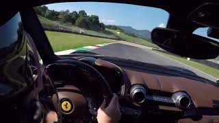 Ferrari 812 SuperFast Powersliding around Mugello racetrack [upl. by Sher93]