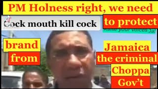 PM Holness rightwe need to protect Jamaica brand from Jacriminal choppa Govthypocritical liar PM [upl. by Ly3]