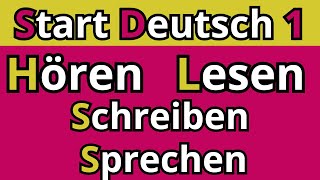 Start Deutsch 1 Hören Lesen Schreiben amp Sprechen A1 2024 [upl. by Hadeehuat]