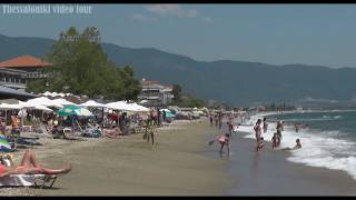 Nea Vrasna Beach  Παραλία Νέων Βρασνών  Thessaloniki Greece [upl. by Abisia551]