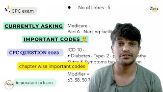 CPC Questions 2023 ll Currently asking ll September month aapc cpc cpcexam icd exam coding [upl. by Ayotl]