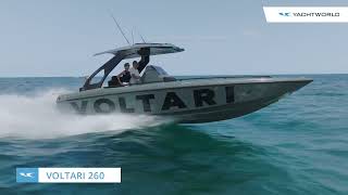 Voltari 260 Electric Boat  Full Walkthrough Boat Review [upl. by Yessydo]