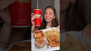 THAT CRUNCH THOUGH 😮‍💨🍗❣️ raisingcanes canessauce mukbang canestoast satisfyingfood [upl. by Ordisi293]