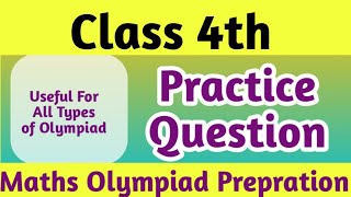 Math Olympiad Exam for Class 4th Practice Questions Olympiad Exam Class 4imo olympiadmaths puzzle [upl. by Amikan]