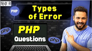 Types of Error in php  PHP interview questions [upl. by Laurena]