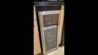 Installing a FreeStanding Wine Cooler into a Cabinet amp Adding Ventilation [upl. by Bogosian]