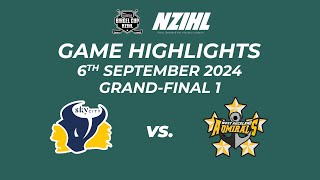 GrandFinal 1 Game Highlights SkyCity Stampede vs West Auckland Admirals NZIHL 6th September 2024 [upl. by Dnumsed]