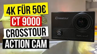 4k Action Cam unter 50 Euro im Test CT9000 Crosstour so gut ist eine Action Cam für unter 50 Euro [upl. by Renick]