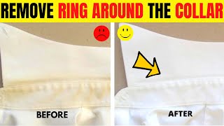 Best Way to Remove Ring Around the Collar Stains With Vinegar amp Baking Soda [upl. by Ediva]