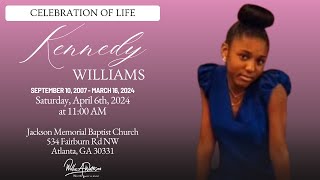 Celebrating The Life amp Legacy of Kennedy Williams [upl. by Archibold]