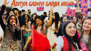 Adityagadhvi live show  Best gujrati singer made us emotional 🥹 and first time kiya DAKLA [upl. by Arykahs]