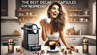 ☕Amazon Fresh Espresso Decaffeinato Dark Roast Aluminum Capsules  Best Decaf Capsules for Nespresso [upl. by Aciretal]