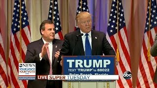 Super Tuesday Results Trump Leads in GOP Race [upl. by Garlanda]