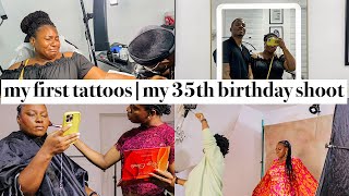 I Got My First TattoosMy 35th Birthday Photoshoot  What I Started Watching in 2024  VLOG [upl. by Cross503]