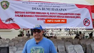 Kegiatan Gotong Royong bersama Pj Bupati PPU Dalam Rangka Penanggulangan DBD di Sepaku [upl. by Aneehsat]