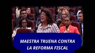 Por fin Una MAESTRA PUSO A TODOS en su lugar con la REFORMA FISCAL [upl. by Suez875]