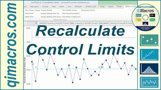 Recalculate Control Limits UCLLCL on a Control Chart [upl. by Adnowal]