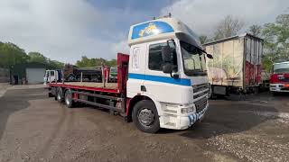 daf cf75 310 flatbed yx11 obw video [upl. by Marozas]