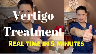 The Best Vertigo Exercises in Real Time  One on One session with Doc Jun [upl. by Suirradal285]