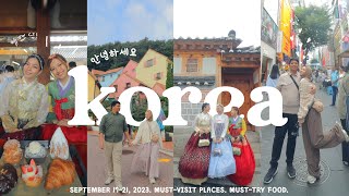 SEOUL SOUTH KOREA SEPTEMBER 2023 AUTUMN DIY TRAVEL VLOG Street Food Shopping Cafe Nami Island [upl. by Eelyme910]