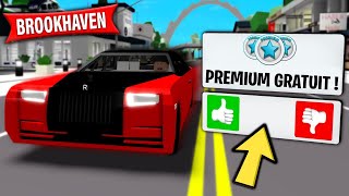 GLITCH AVOIR LE PREMIUM GRATUIT BROOKHAVEN 😱 [upl. by Yrmac]