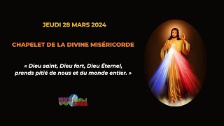 Chapelet de la Divine Miséricorde du jeudi 28 mars 2024 avec Hélène de la Grâce [upl. by Asilec]