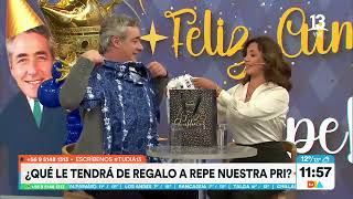 Pri escribe íntima carta a Repe por su cumpleaños Tu Día Canal 13 [upl. by Ednutabab]